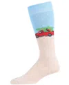 Memoi Men's Holiday Pup Pick Up Crew Socks In Multi