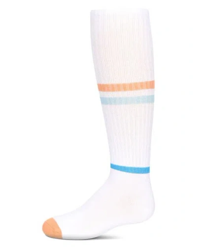 Memoi Kids'  Multi Colored Stripe Knee High Socks