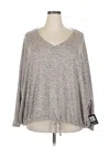 Memoi Pullover Sweater In Gray