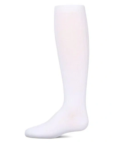 Memoi Kids'  Ribbed Knee High Sock In Pink