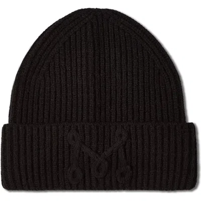 Memoi Kids'  Ribbed Yarn-embroidered Beanie In Brown