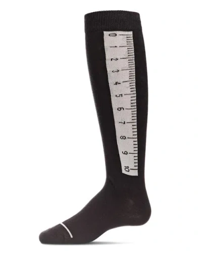 Memoi Kids'  Ruler Knee High Socks In Purple