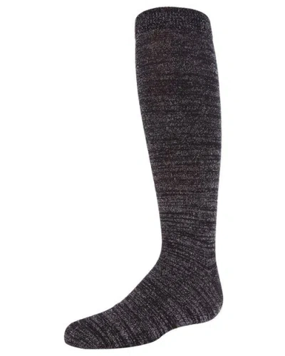 Memoi Kids'  She Shimmers Knee Socks In Brown