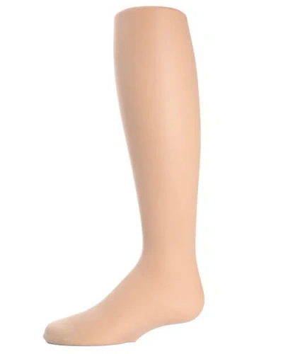 Memoi Kids'  Sheer Nylon Tights In Neutral