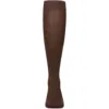 Memoi Kids'  Soft  Knee High Sock In Brown