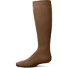 Memoi Kids'  Soft  Knee High Sock In Brown