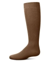 Memoi Babies'  Soft  Knee High Sock Multiple Solid Colors In Brown