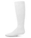 Memoi Soft  Knee High Sock Multiple Solid Colors In White