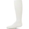 Memoi Kids'  Soft  Knee High Sock In White