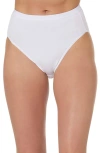 Memoi Stretch Cotton 3-pack Briefs In White