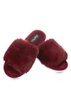 Memoi The Bette Plush Faux Fur Slipper