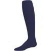 Memoi Thin Ribbed Cotton Tights In Blue