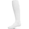 Memoi Kids'  Thin Ribbed Cotton Tights In White