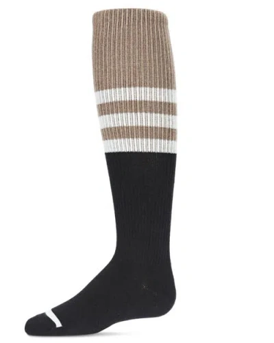 Memoi Kids'  Two-tone Stripe Knee-high Socks In Pattern