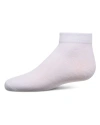 Memoi Unisex Cotton Blend Mid-cut Socks 3-pack In White