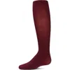 Memoi Kids'  Winter Opaque Nylon Tights In Burgundy
