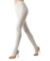 Memoi Angora Blend Tights In White