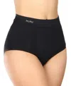 Memoi Women's High Waist Sculpted Brief Shapewear In Black