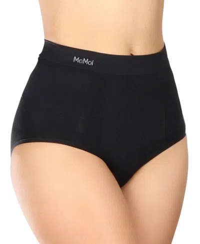Memoi Women's High Waist Sculpted Brief Shapewear In Black