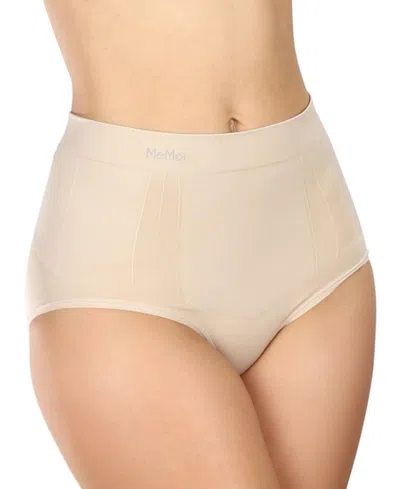 Memoi Women's High Waist Sculpted Brief Shapewear In Nude