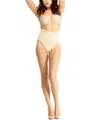 Memoi Women's High-waisted Seamless Shaping Thong In Nude