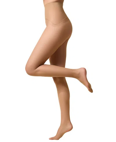Memoi Women's Nudes Ultra-bare Seamless Top Pantyhose In Neutral