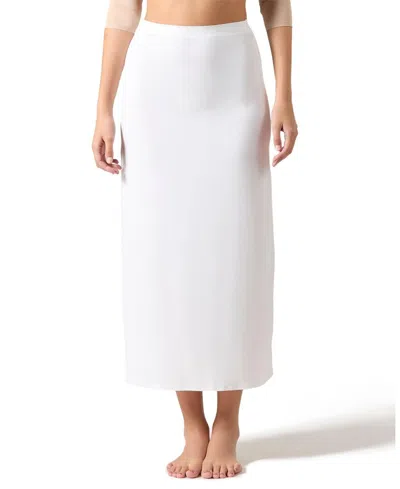 MEMOI WOMEN'S SILKY-SMOOTH BONDED 34" MAXI SLIP SKIRT CSP202-34