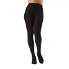 Memoi Womens Flat Knit Sweater 1 Pair Plus Tights In Black