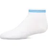 Memoi Babies'  Ziggy Double Ring Anklet Sock In White