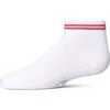 Memoi Babies'  Ziggy Double Ring Anklet Sock In White