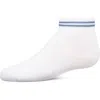 Memoi Babies'  Ziggy Double Ring Anklet Sock In White