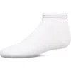 Memoi Babies'  Ziggy Double Ring Anklet Sock In White