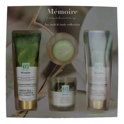 Memoire Archives Unisex White Tea + Eucalyptus Gift Set Fragrances 810044123166