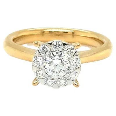 Pre-owned Memoire Bouquet Collection Ring 18k Yellow Gold Bouquet Collection