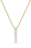 Memoire Mémoire Identity Diamond Pendant Necklace In Gold
