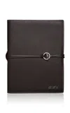 Memoire Mémoire - Personalized Devon Leather Notebook; Classic - Brown In Brown