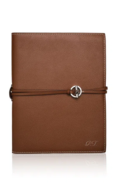 Memoire Mémoire - Personalized Devon Leather Notebook; Classic - Tan
