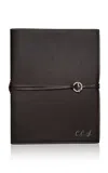 Memoire Mémoire - Personalized Devon Leather Notebook; Grand - Brown In Brown