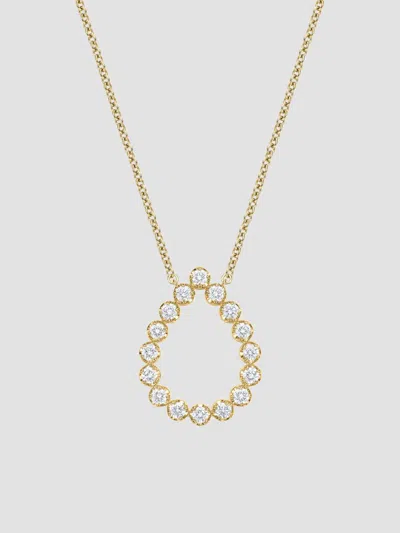 Memoire Women's Essentials 18k Yellow Gold & 0.44-0.51 Tcw Diamond Teardrop Pendant Necklace