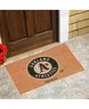 Memory Company Oakland Athletics Logo 20'' X 30'' Coir Doormat In Multi