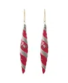 Memory Company San Francisco 49ers Two-pack Swirl Blown Glass Ornament Set In Multi