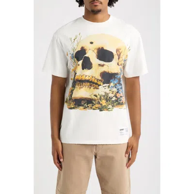 Memory Lane Bloom Relic Oversize Cotton Graphic T-shirt In White