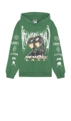 Memory Lane Mash Up Hoodie In Green