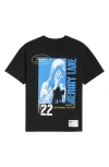Memory Lane Runnin' Past Cotton Jersey Graphic T-shirt In Black