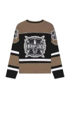Memory Lane Shield Hockey Jersey In Multi