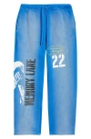 Memory Lane Stencil Logo Sweatpants In Blue