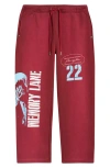 Memory Lane Stencil Logo Sweatpants In Red