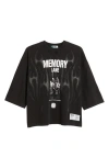 Memory Lane Storm Riders Oversize Cotton Jersey Graphic T-shirt In Black