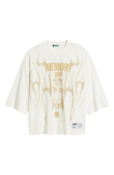 Memory Lane Storm Riders Oversize Cotton Jersey Graphic T-shirt In White