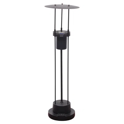 Pre-owned Memphis Group Post Modern Halogen Table Lamp, Memphis Style, Italy, 1985 In Black